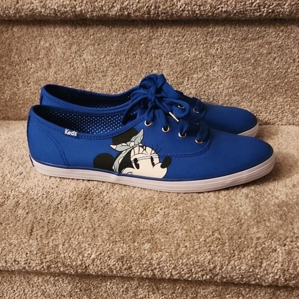 Keds Disney Minnie Mouse Blue Shoes Size 9.5